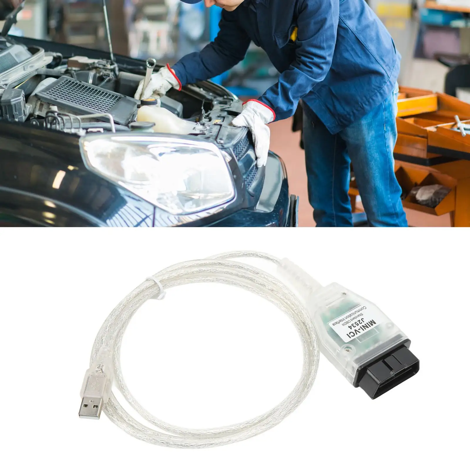 Кабель для чтения Автомобильный диагностический кабель-адаптер Windows XP V18.00.008 USB