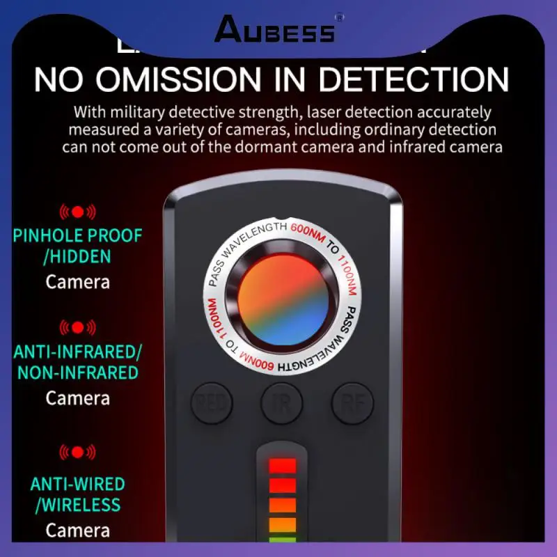 

Portable Gps Locator High Sensitivity Anti- Camera Detector Prevent Monitoring Wireless Finder Eavesdropping Device New Infrared