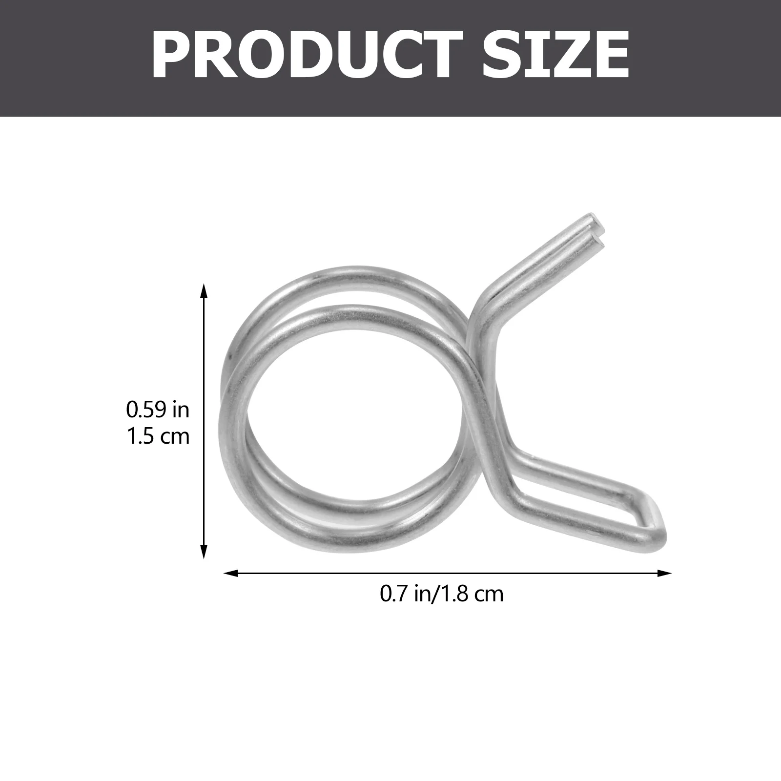 

Clamp Hose Irrigation Clamps 4 Pipe Tubing Spring Kit Garden Worm Drip Steel Clips Gear Line Fuel Proof Leak Pipes Stainless