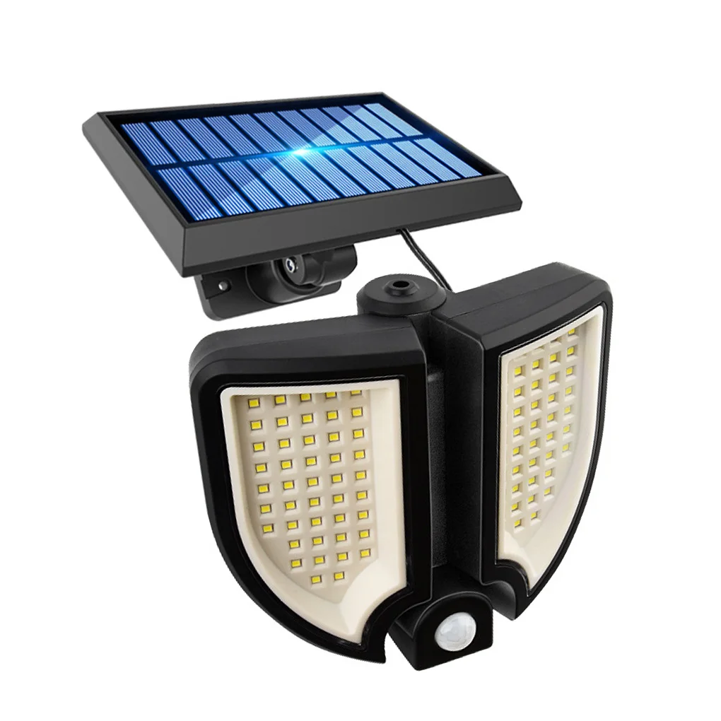 

1pc 90LED Solar Light Outdoor Solar Powered Sunlight For Garden Security Night Wall Split Solar Lamp Waterproof Courtyard Lamp