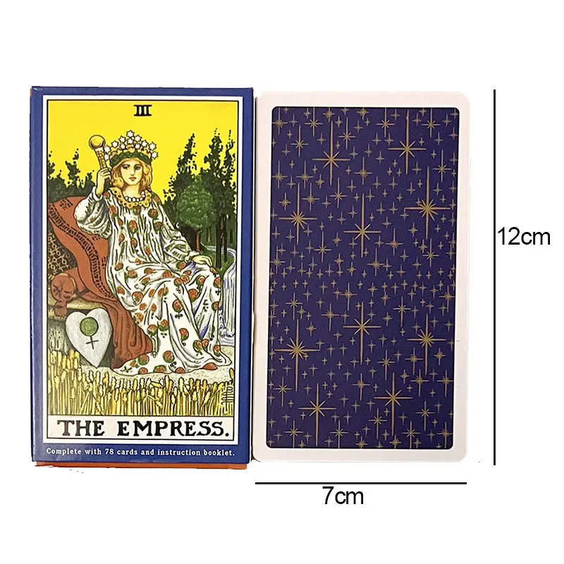 Универсальная колода Таро Уайта с бумажным руководством английские карты для