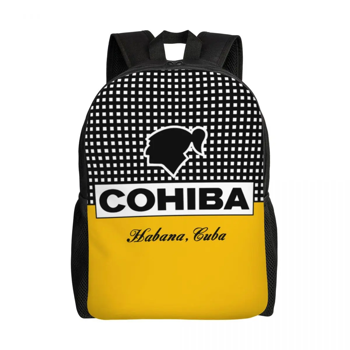 Индивидуальный рюкзак Cohiba из кубинской кожи для мужчин и женщин школьный ранец