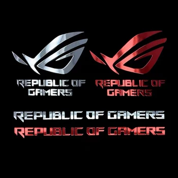 ROG player country The Eye of the Lost family logo Metal sticker laptop decoration sticker mobile phone case