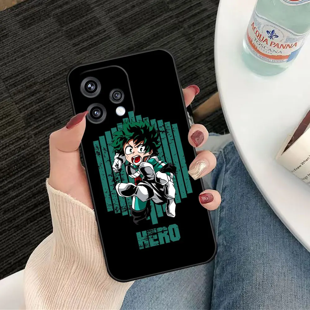 Фото Чехол для телефона OPPO RENO 15 15F 14 14F 13 13F 12 11 11F 10 8T 8 7 6 5 4 4F Plus, чехол-накладка My Hero a-Academia Izuku №4