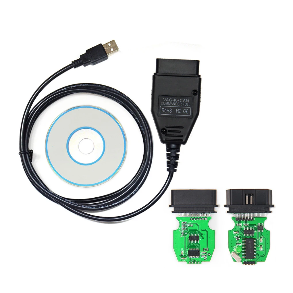 

VAG K CAN Commander 1.4 K+CAN Auto Car Diagnostic Tools Interface CAN K-line Cable for VW/AUDI Car Code Reader Scanner Cables