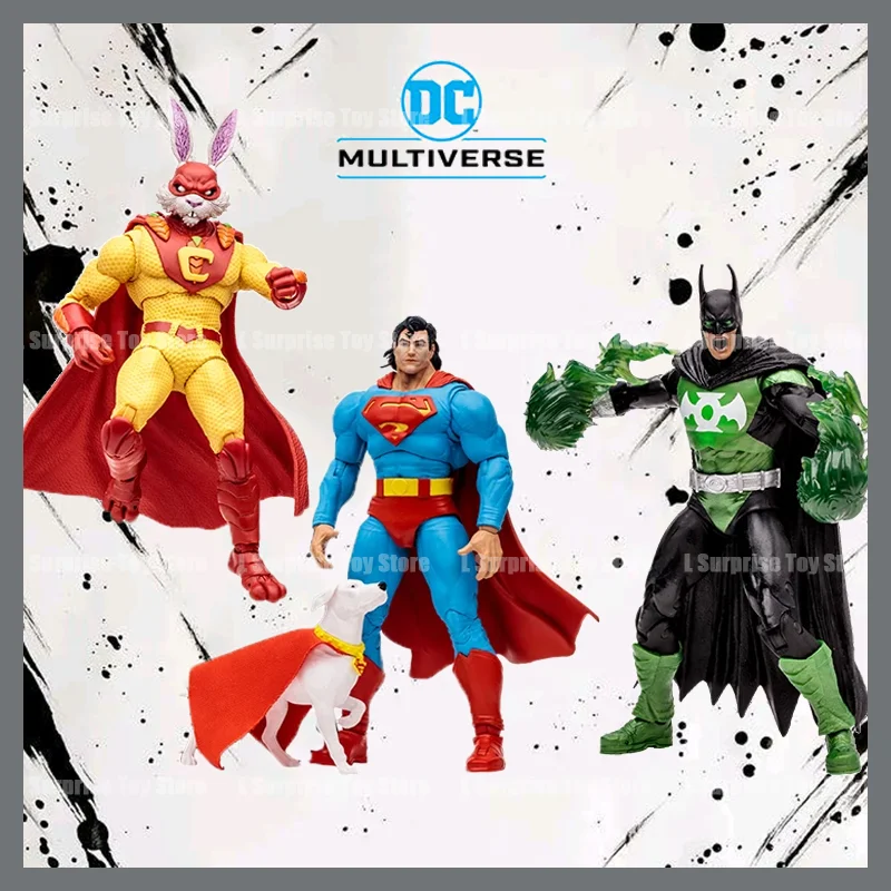

Mcfarlane Toys DC Multiverse Captain Carrot Superman Returns Green Lantern Batman Variant Anime Action Figure Figurine Gifts Toy