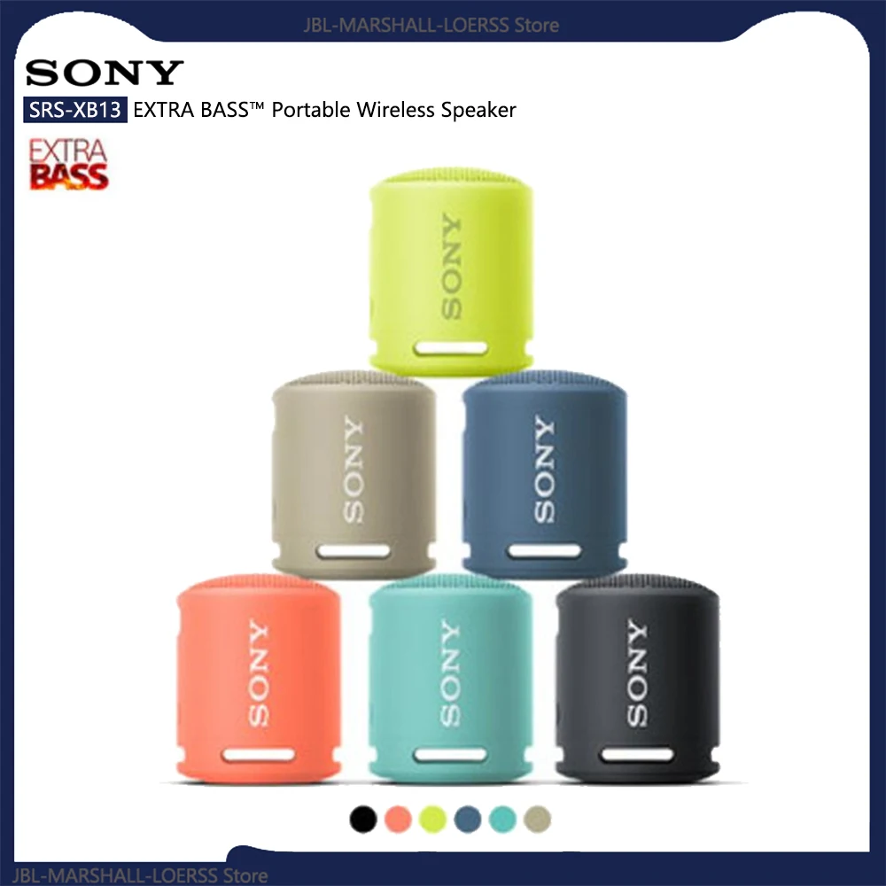 

SONY XB13 Wireless Bluetooth Speaker Original SRS-XB13 Portable EXTRA BASS IPX6 Waterproof Outdoor Stereo Music Tweeter Speakers