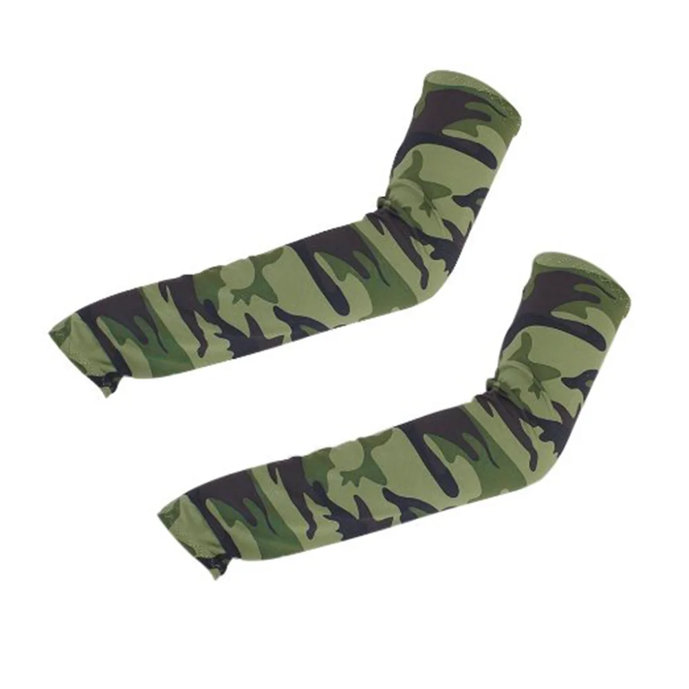 

1 Pair Sleeves Anti-uv Long Fingerless Sun Protection for Outdoor Hiking Cycling