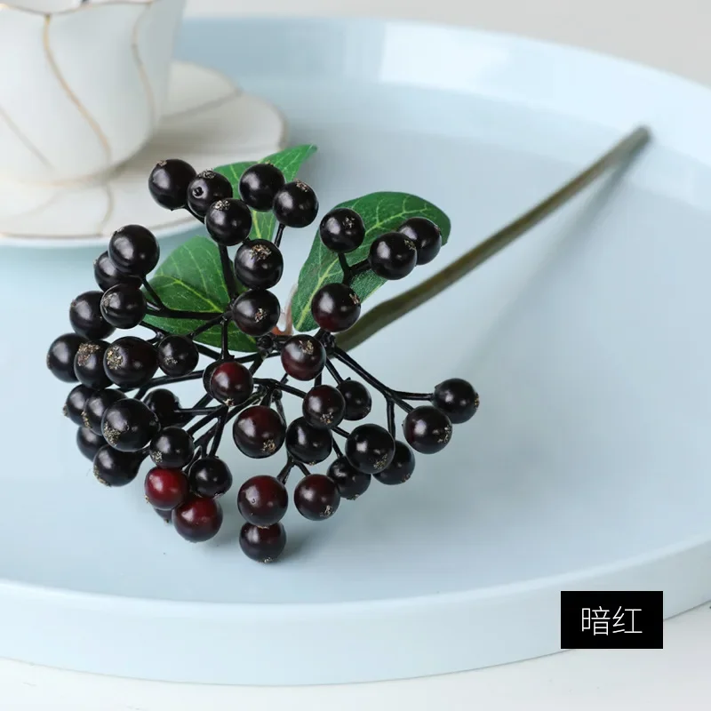 

Искусственные ягоды шелковые 30 см