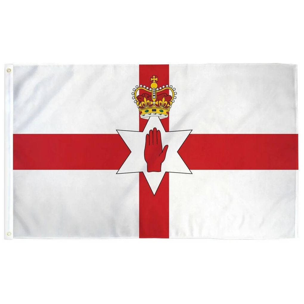 

Флаг Nlbflag 3x5 футов 90x150 см, Флаг Северной Ирландии, Северо-Ирландский ульстерский флаг