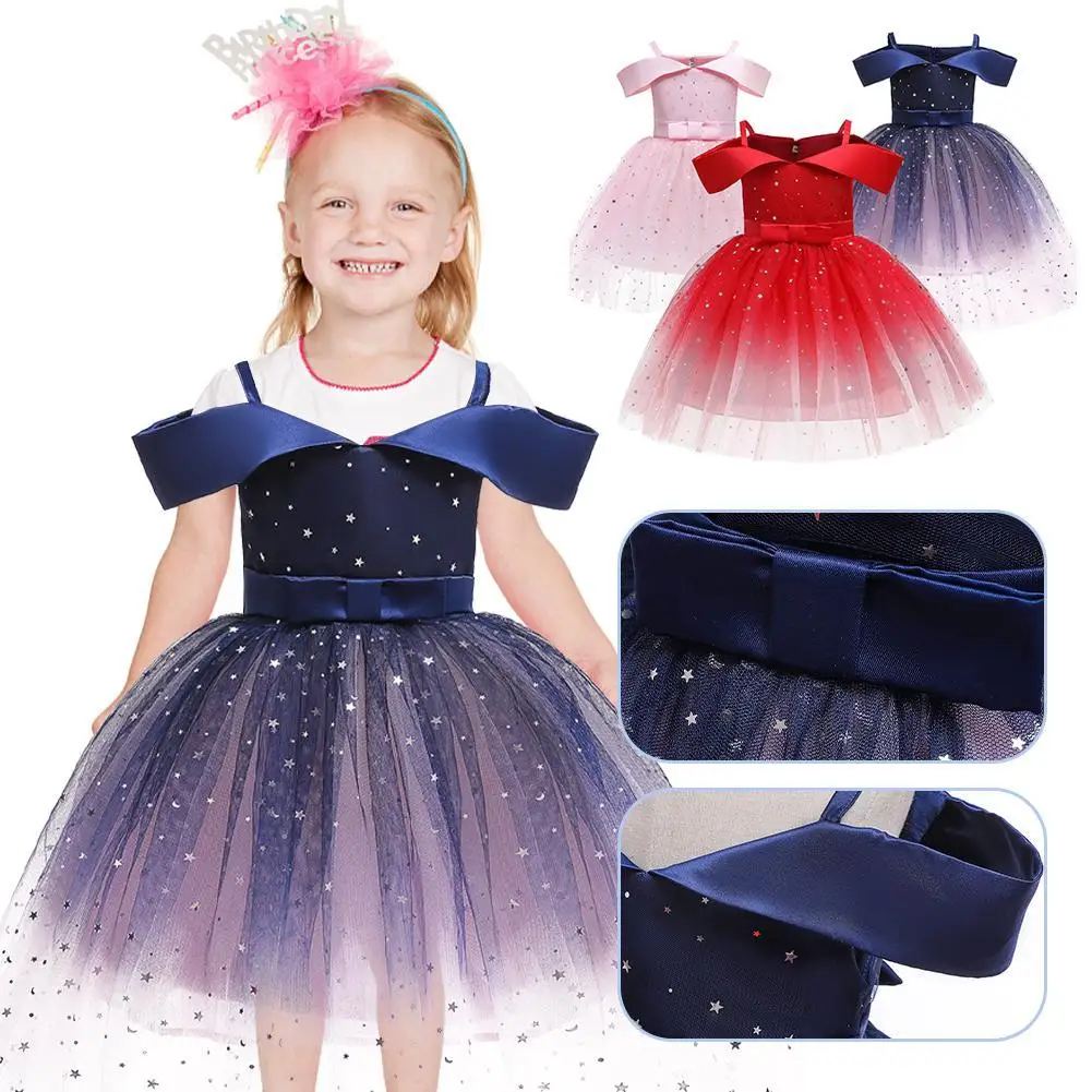 

Милые платья принцессы для девочек, летнее женское длинное платье без рукавов для дня рождения и свадьбы, дышащее и удобное