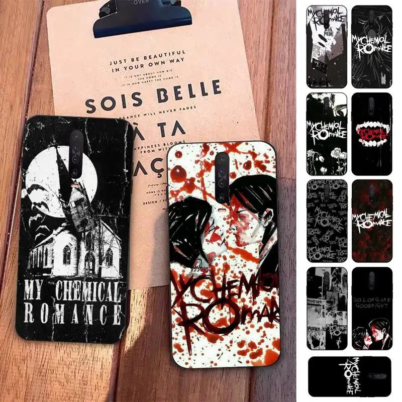 

Anime My Chemical Ro-mance Phone Case for Redmi 5 6 7 8 9 A 5plus K20 4X S2 GO 6 K30 pro