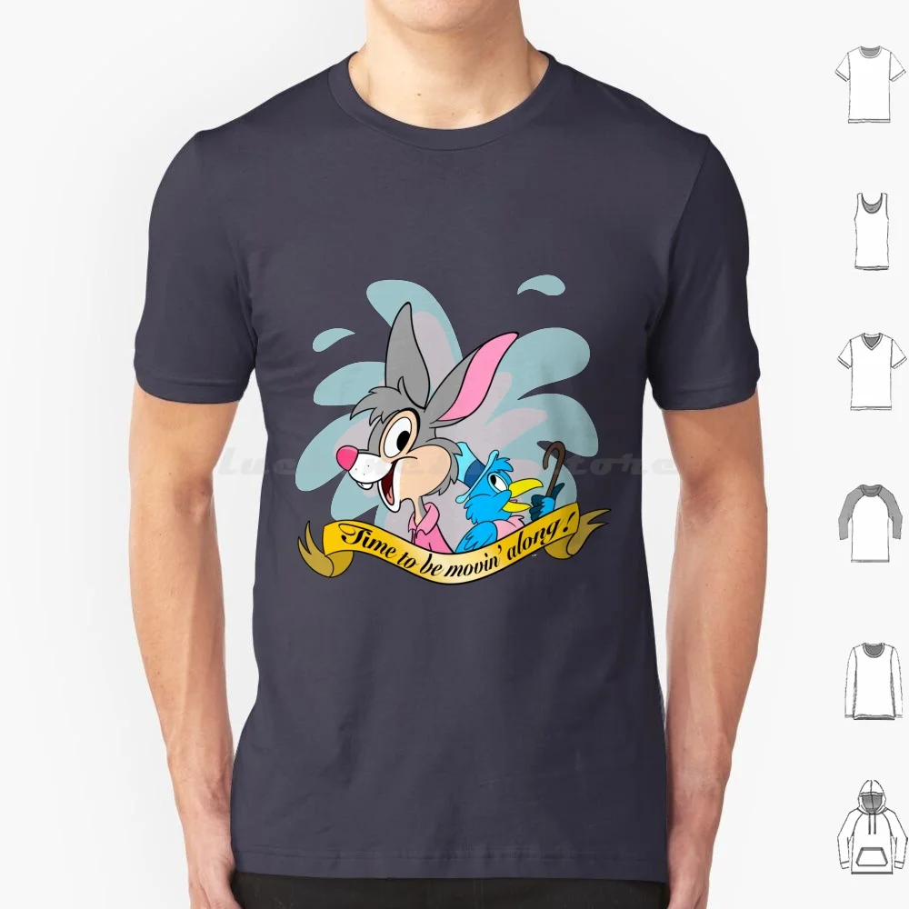 

A Little More Adventure T Shirt Cotton Men Women Diy Print Splashmountain Brerrabbit Bluebird