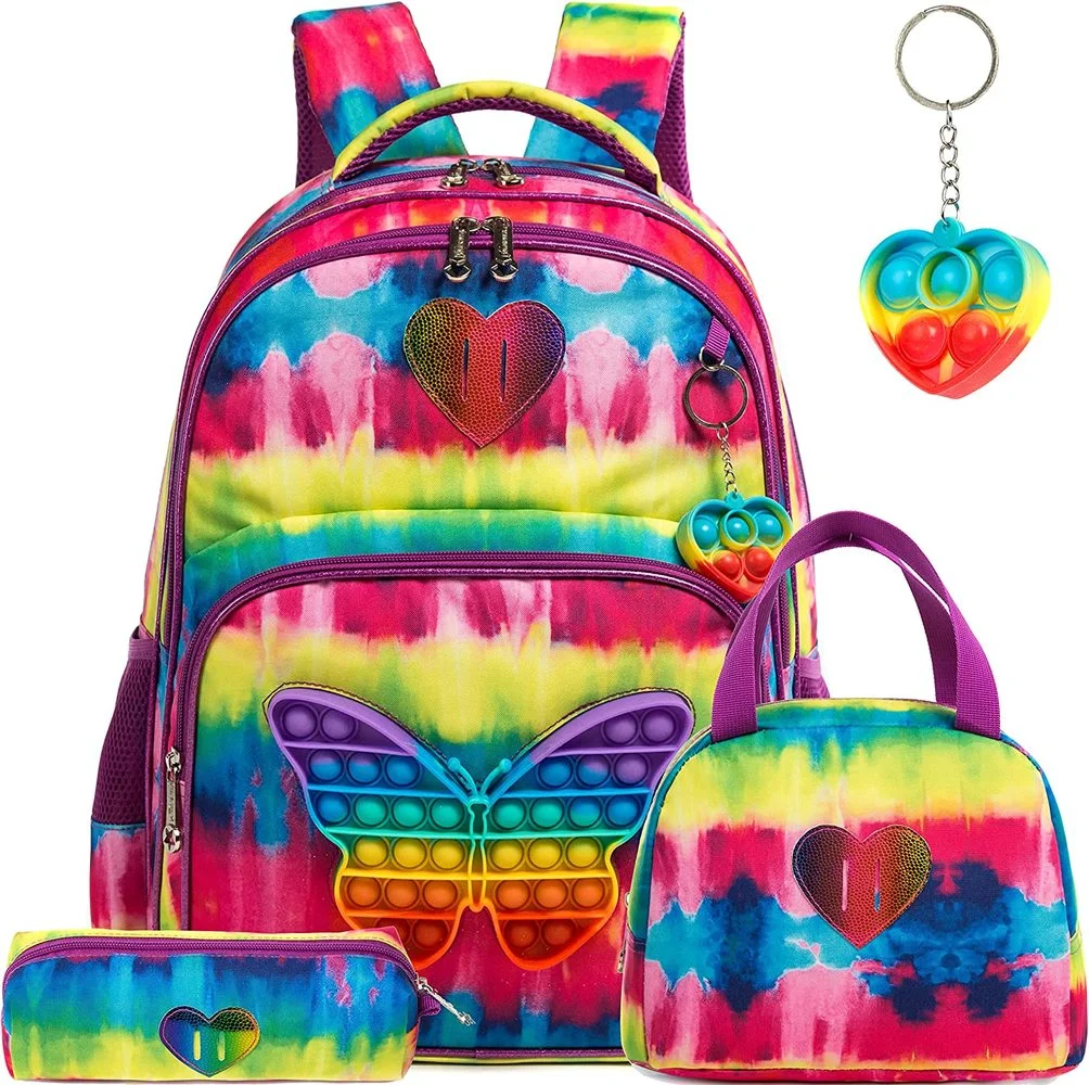 Bikab School Bags 3 In 1 Kids Bags for Girls Kawaii Backpack Waterproof Children School Bags for Girl 16