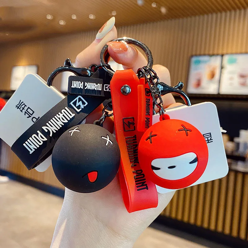 

Брелок для ключей для мужчин и женщин, мультяшный смешной цветной бильярдный брелок для ключей с изображением любимых фанатов