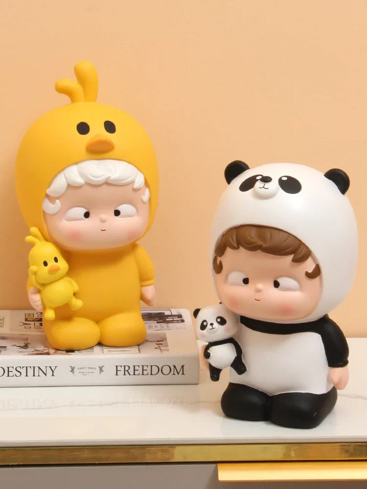 

Креативная мультяшная копилка для денег, Экономная емкость для хранения, домашнее украшение, скрытая безопасная Милая копилка, подарок для взрослых, детей, гостиной, hucha