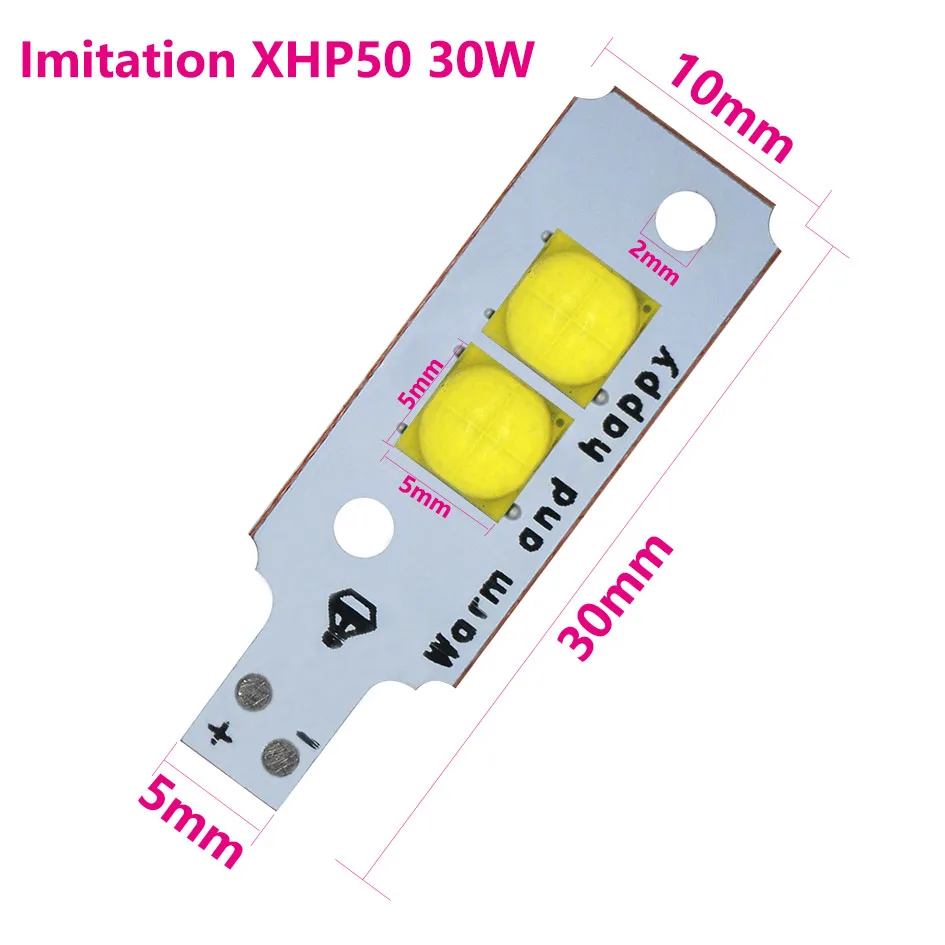 

Светодиодные лампы BING&SEN XHP70 XHP5018W