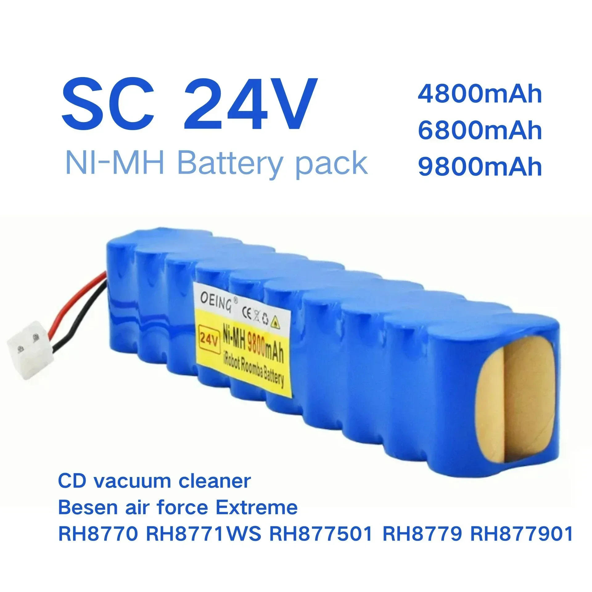 Аккумулятор NiMH new9800ма/ч для пылесоса Rowenta 24 В CD-пылесос Besen air force Extreme RH8770 RH8771WS RH877501