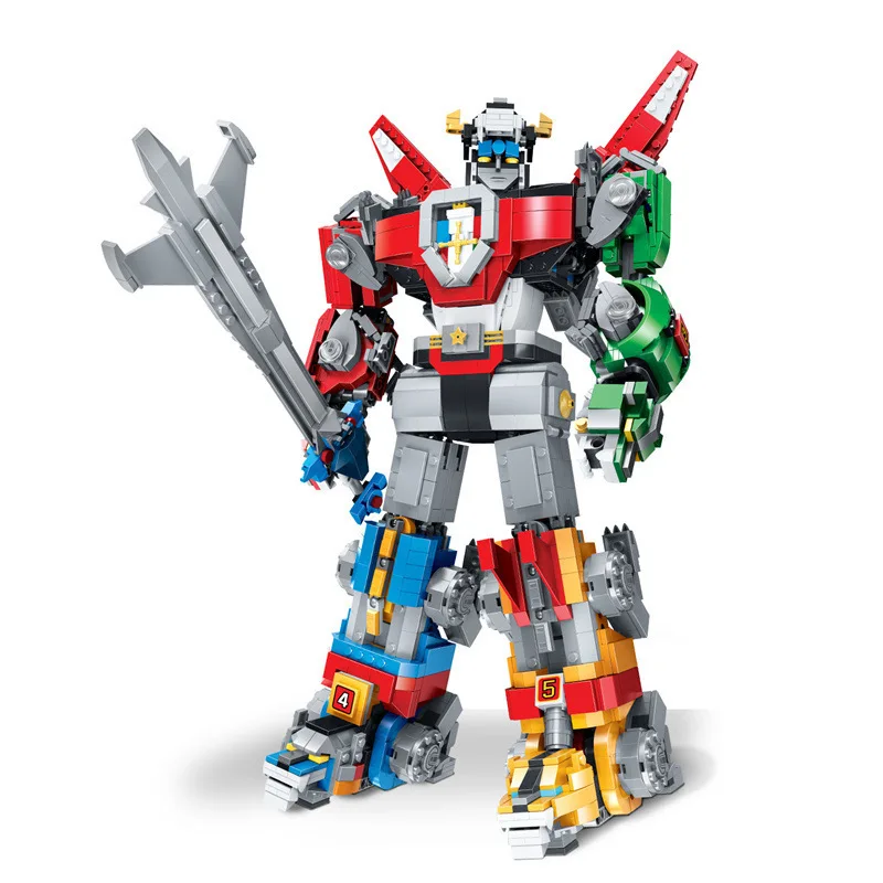 Деформируемый робот-конструктор Technik Ideas 21311 Voltron Mecha детали для сборки игрушки