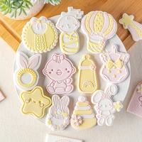 girl baby shower cake decorating tools cookie stamp embosser biscuit cutter fondant sugarcraft cookie cutters mold cake mould