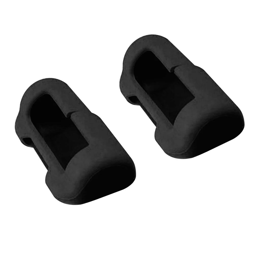 

2 шт. для Tesla Model 3/Y, защитный чехол с пряжкой ремня безопасности, силиконовый чехол для предотвращения столкновений, красный, черный, автомобильный зажим для ремня безопасности, протектор