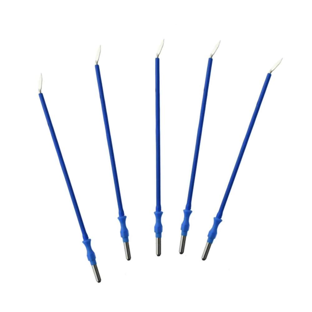 

LD-3236 140mm*4.00mm，angled blade，electrosurgical cautery pencil needle electrode for disposable esu pencil 5pcs