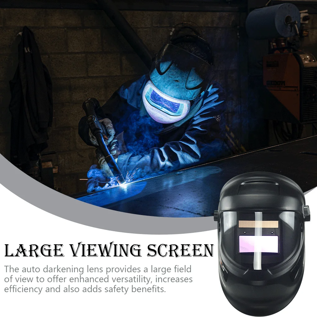 

Welding Helmets Head-mounted Arch Sensor Wide Shade Professional Radiation Protection DIN9-DIN13 Hood for Welder