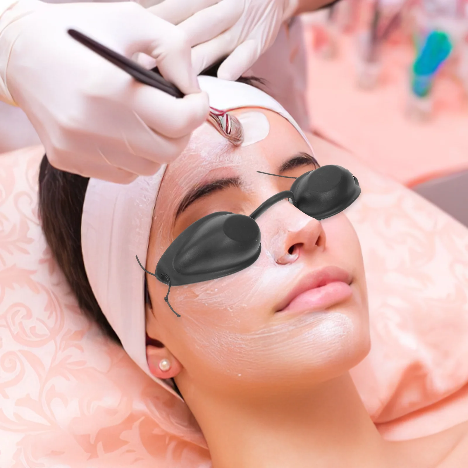

Beauty Mask Eye Patch Patients Elastic Safety Goggles Sunbathing Tanning Bed Blackout