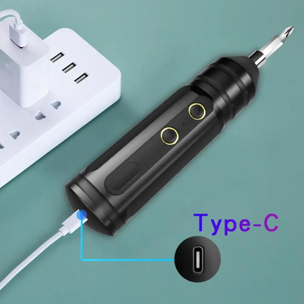 mini portable electric screwdriver kit rechargeable smart cordless automatic screwdriver set for mobile phones home repair tools free global shipping