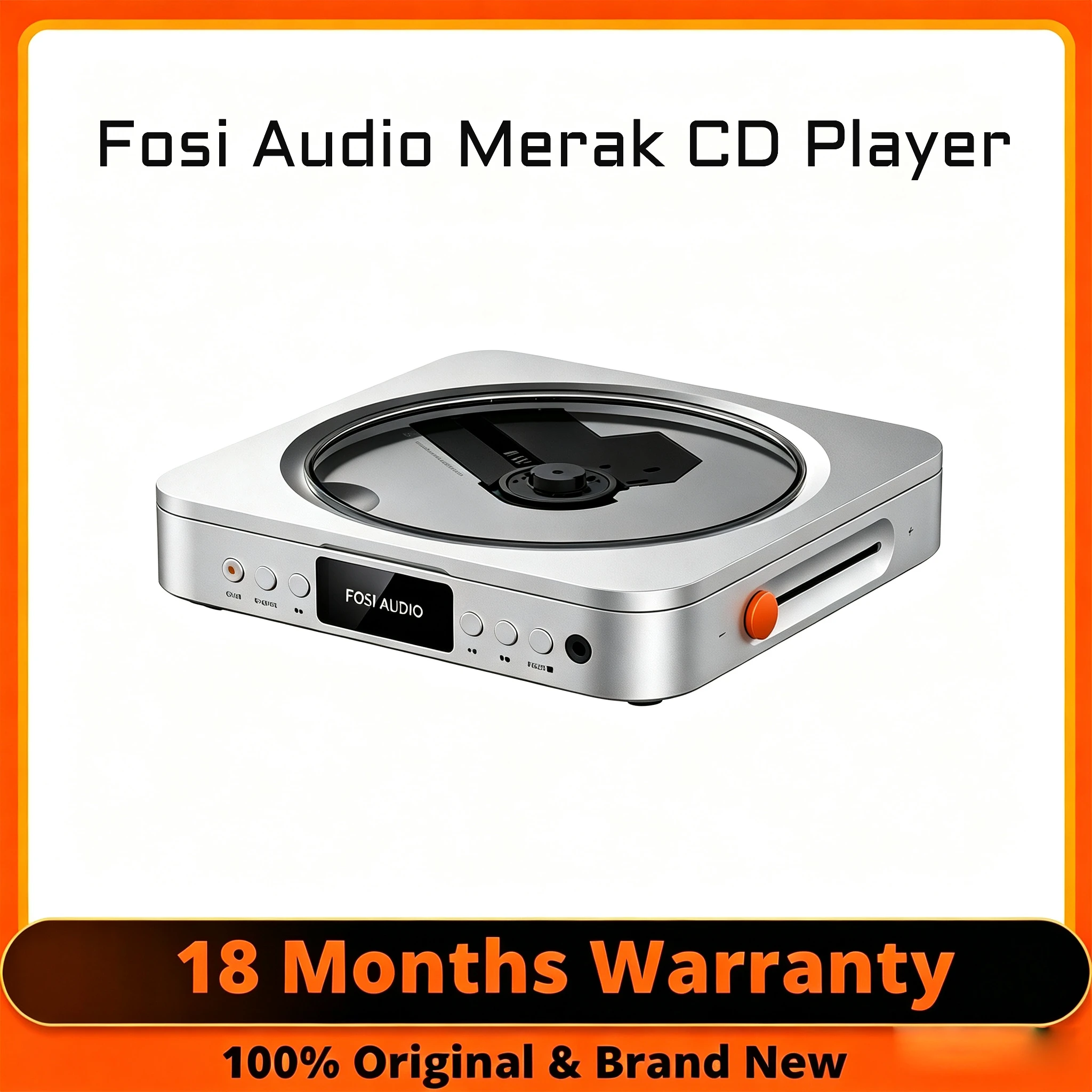 Фото Fosi Audio Merak HiFi CD-плеер 210 мВт *2 с усилителем для наушников, ЦАП и пультом ДУ, CS43131, поддержка USB-репликации и входа USB-накопителя №1