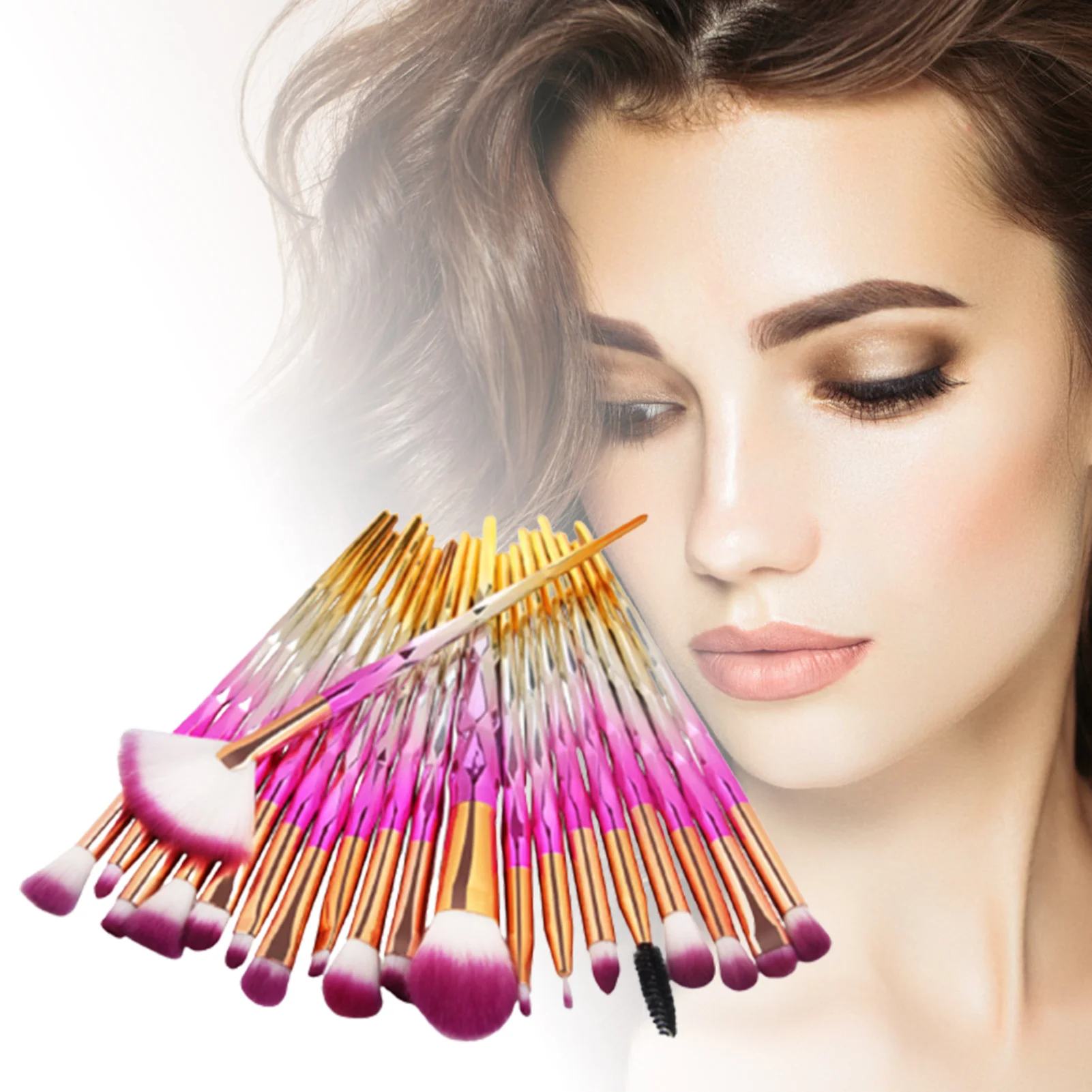 

20pcs/set Professional Cosmetic Brushes Beauty Tools Soft Skin Friendly Smooth Touch Brushes For Daily Makeup Beauty Tools