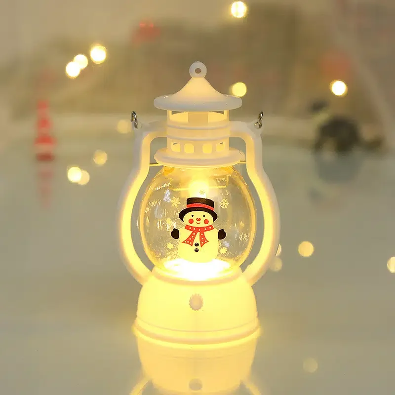 

HMTX Christmas Retro Small Oil Electronic Lamp,Christmas Night Lights