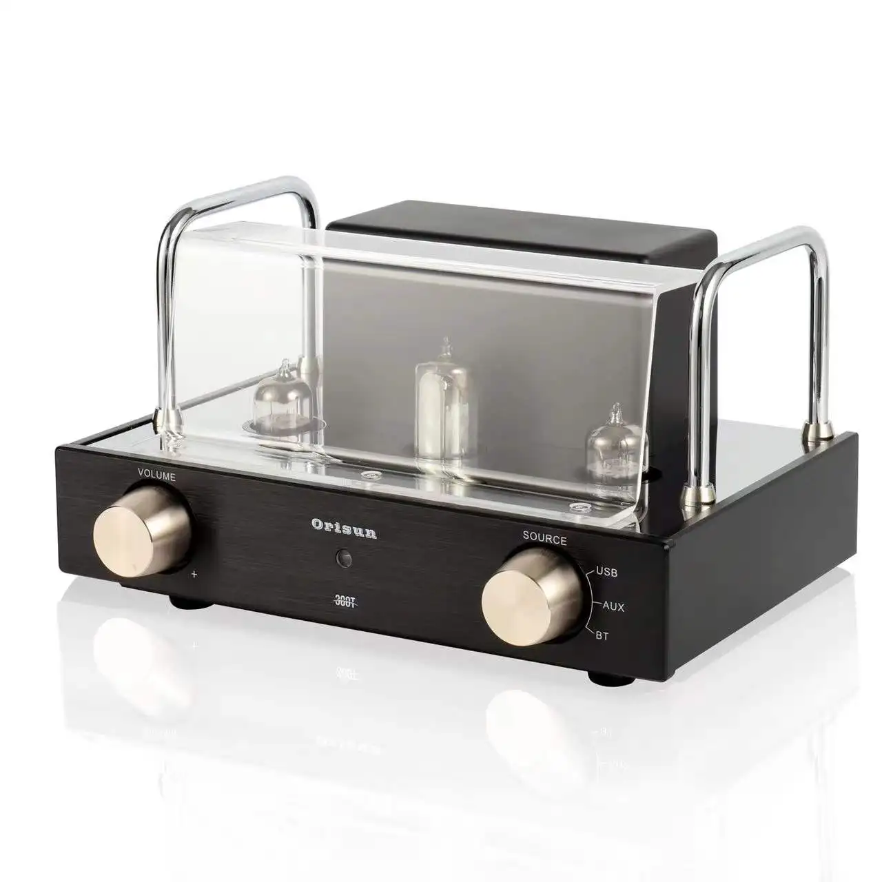 

Tube Single-Ended Amp HIFI Class A Point to Point Blue tooth V5 Black Lamp Amplifier Home high surround sound