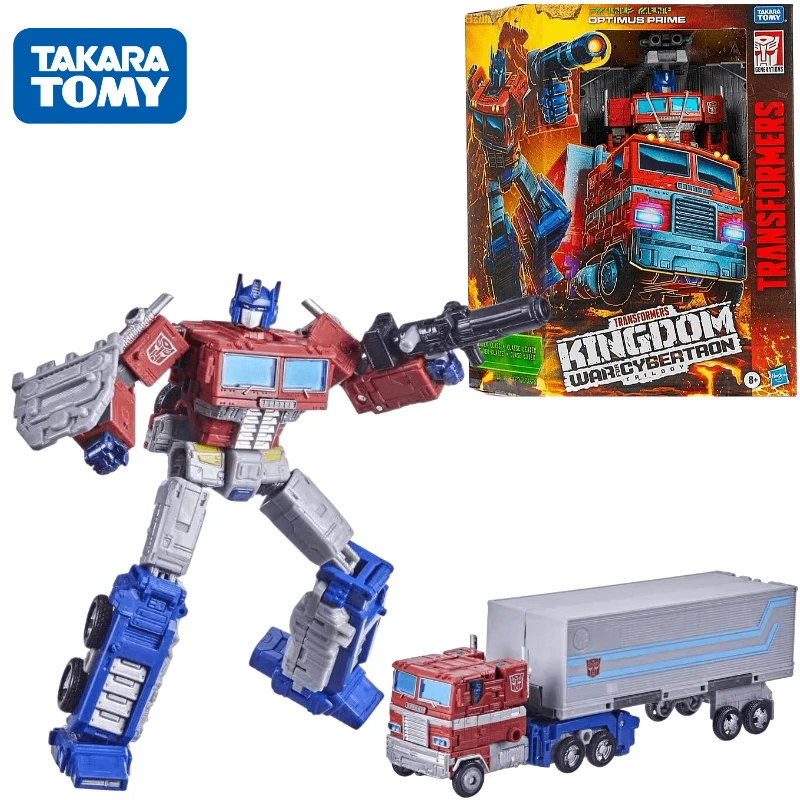 В наличии Takara Tomy Трансформеры серии G Kingdom WFC-K11 Optimus Prime Robot аниме экшн-модель