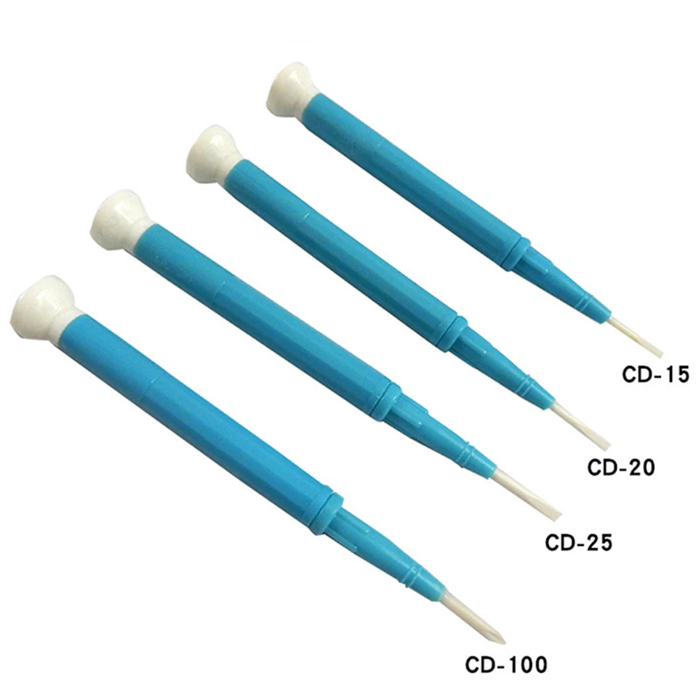 

4pcs Ceramic Cross Screwdriver Set Mode: CD-15/20/25/100 Flat Point Slotted Screwdriver For High Frequency Circuit Adjustment