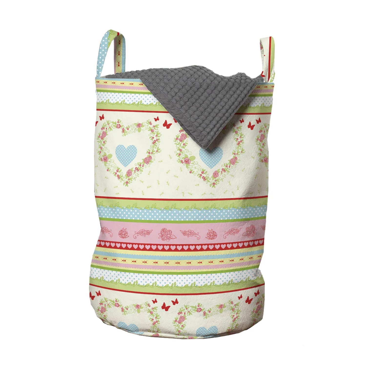 Потертая корзина для белья с цветами органайзер одежды нижнего носков игрушек в