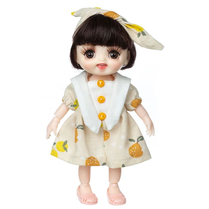 

17cm Silicone Mini Bebe Reborn Dolls Handmade Small Cute Newborn Doll Painted Silicone Reborn Kits with Clothes