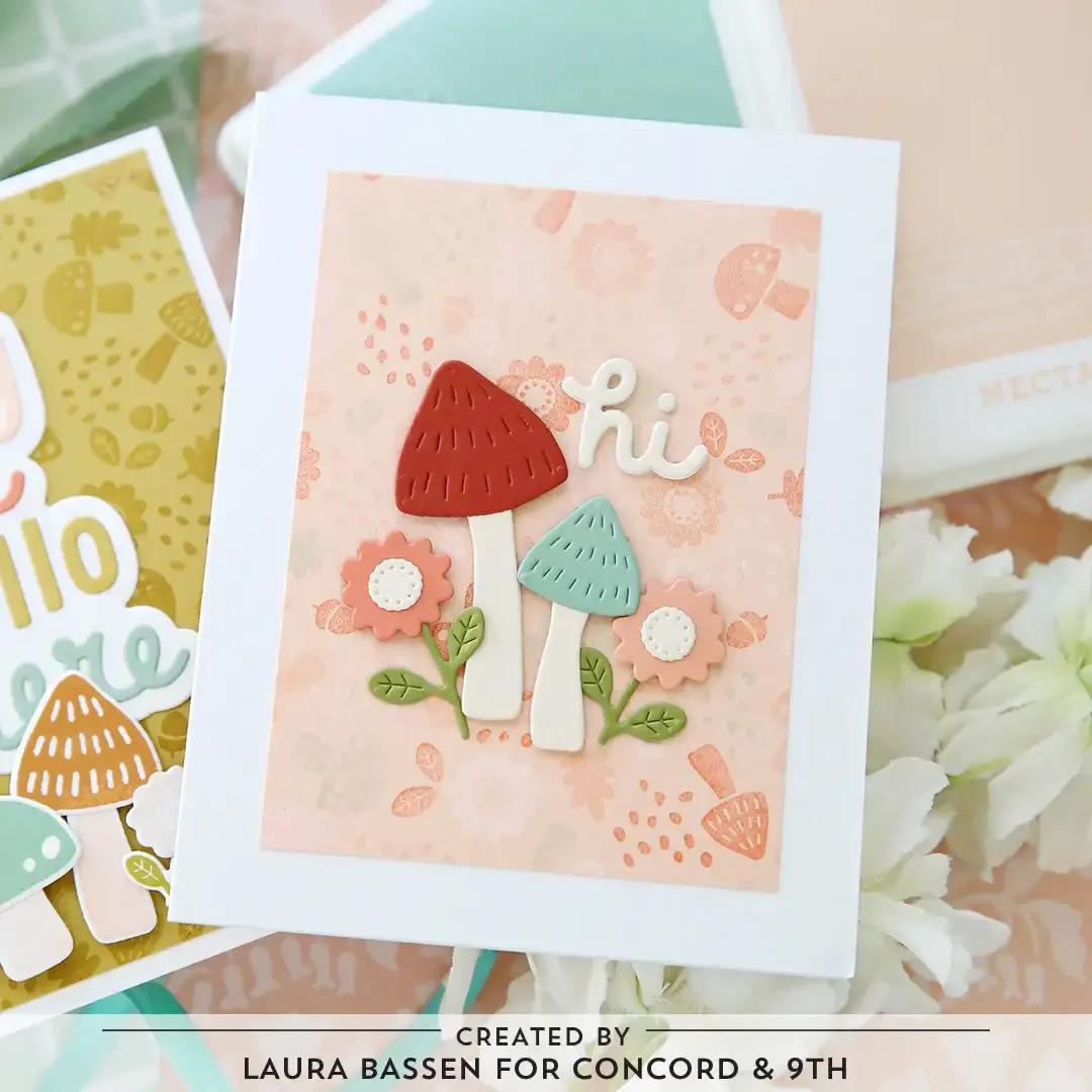 Прозрачные штампы Toadstool Turnabout металлические для DIY украшения скрапбукинга