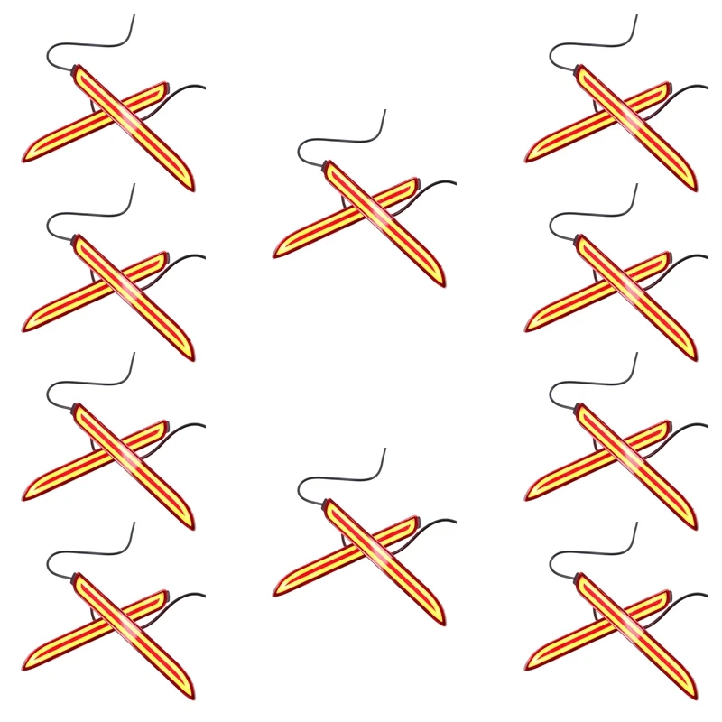 

20X светодиодный Автомобильный задний бампер отражатель задсветильник стоп-сигнал бар для Toyota Camry Reiz Wish Sienna Innova Lexus (две функции)