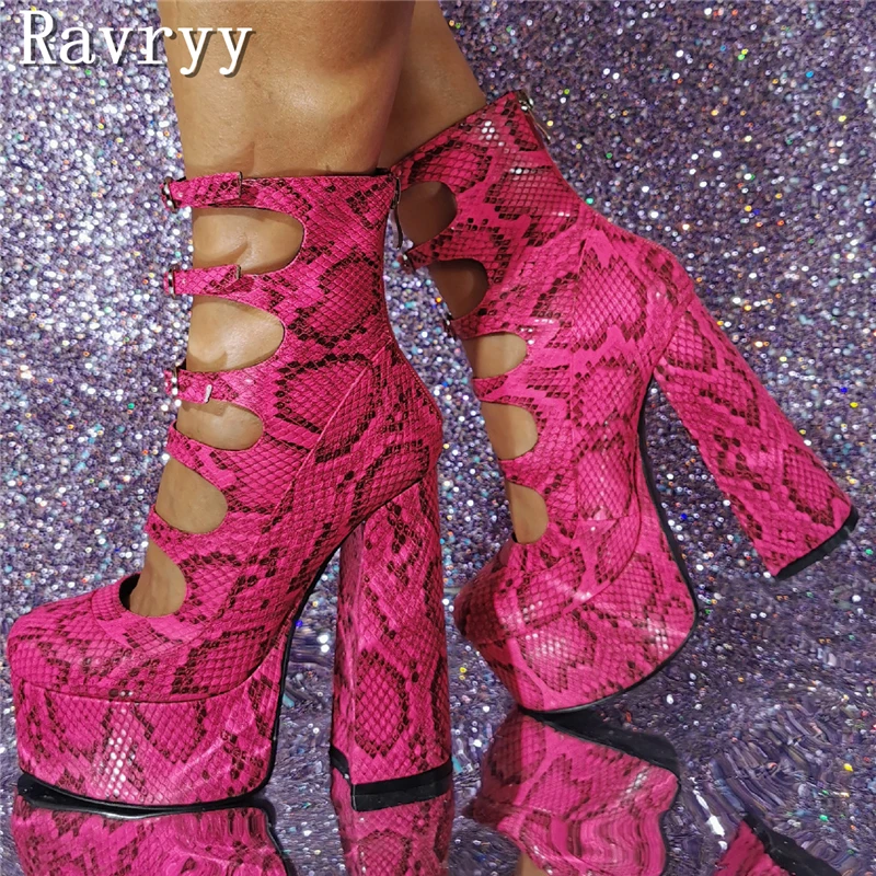 Ravryy Платформенные лодочки из искусственной кожи