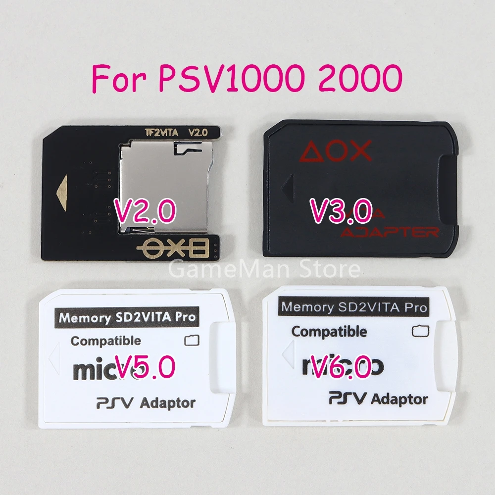 Адаптер для карты памяти Micro SD/TF SD2Vita переходник PSVita PSV 2 0 3 1 шт. Версия 5 6 1000 2000