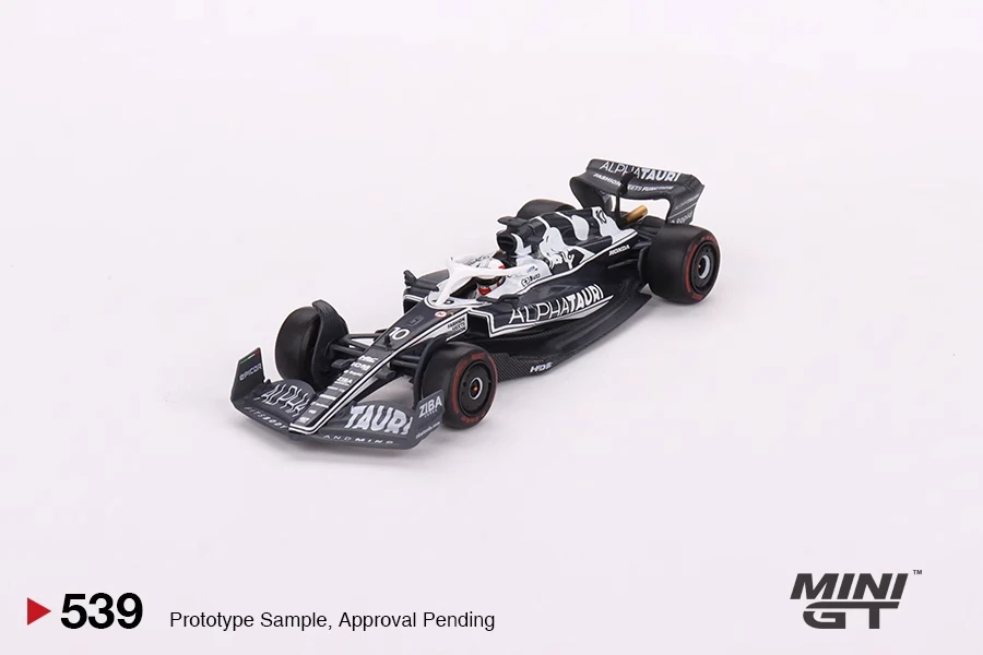 MINI GT 1:64 F1 Tauri AT03 # 10 22Pierre Газовый сплав Yuki Tsunoda Racing Модель 521 539