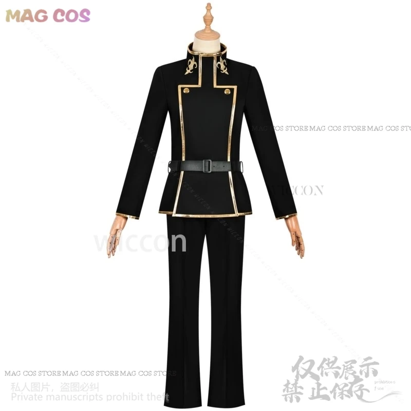 Аниме Codee Geasss Косплей Лелуш Лемерже Костюм DK Школьная форма Парики для Хэллоуина