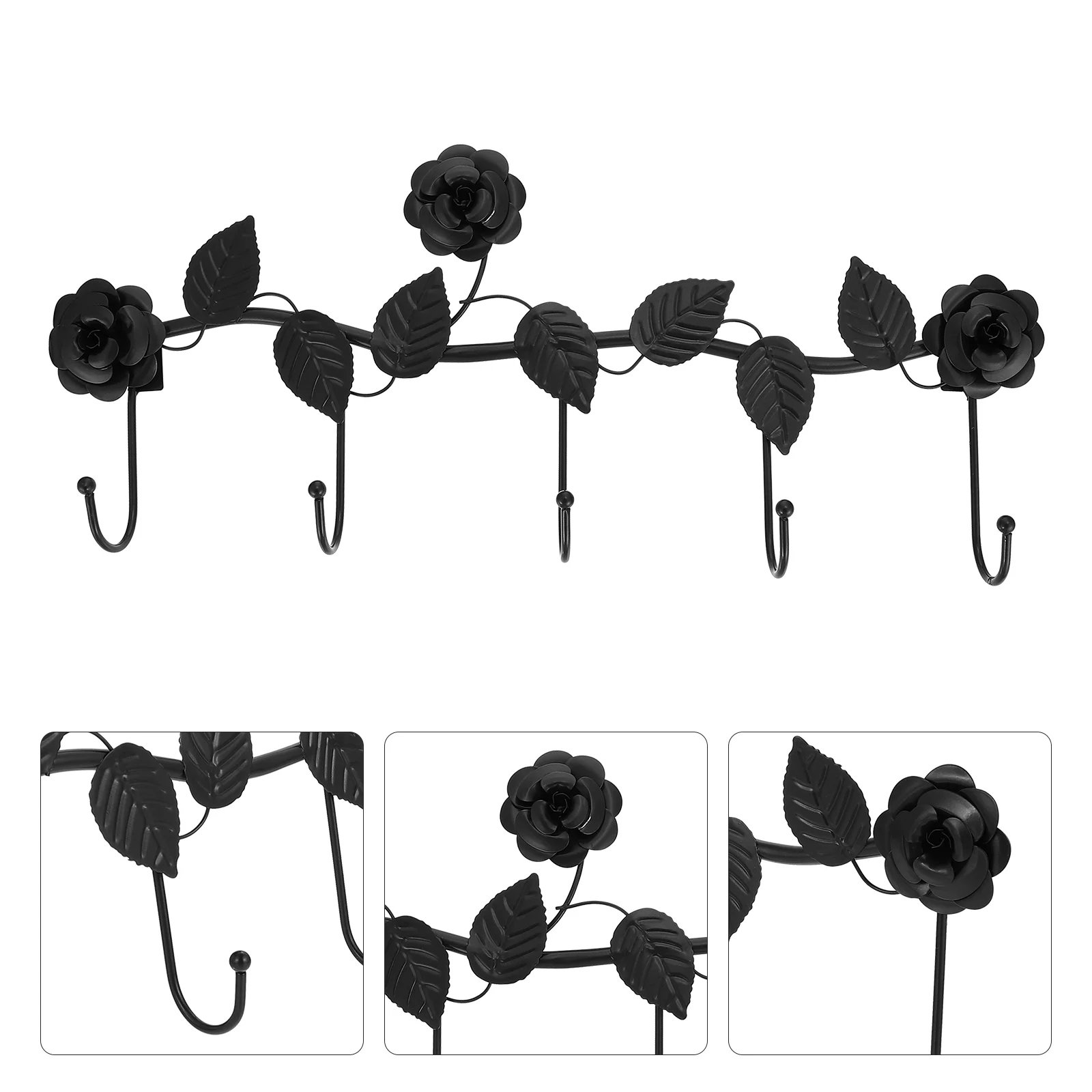 

Hook Rack Wall Key Hanger Coat Organizer Over Door Heavy Decorative Mountedclapboard Hooks Duty Metal The Cloth Robes Hats
