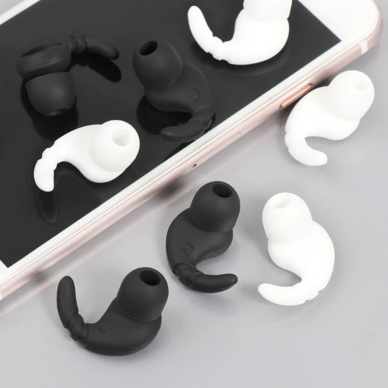 

Side Stabilizers Fins Wing Eartips Silicone Earbuds Earplugs Gel Earhooks for JBL Earphones In Ear Headphone 3.8-5.5mm