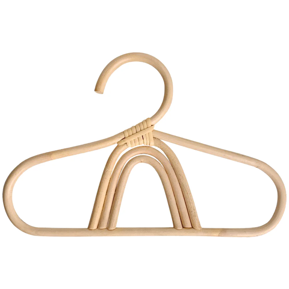 

Wall Hanging Children Hanger Baby Clothing Hangers Closet Rattan Multifunctional