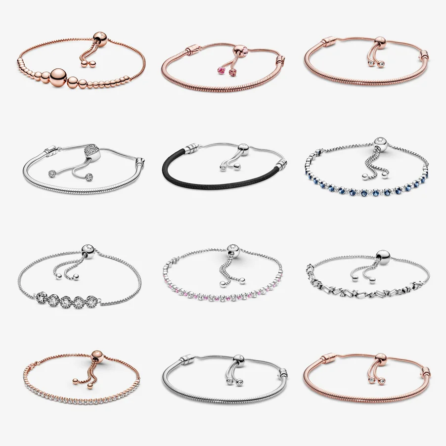 

Женский браслет из серебра 925 пробы с бусинами