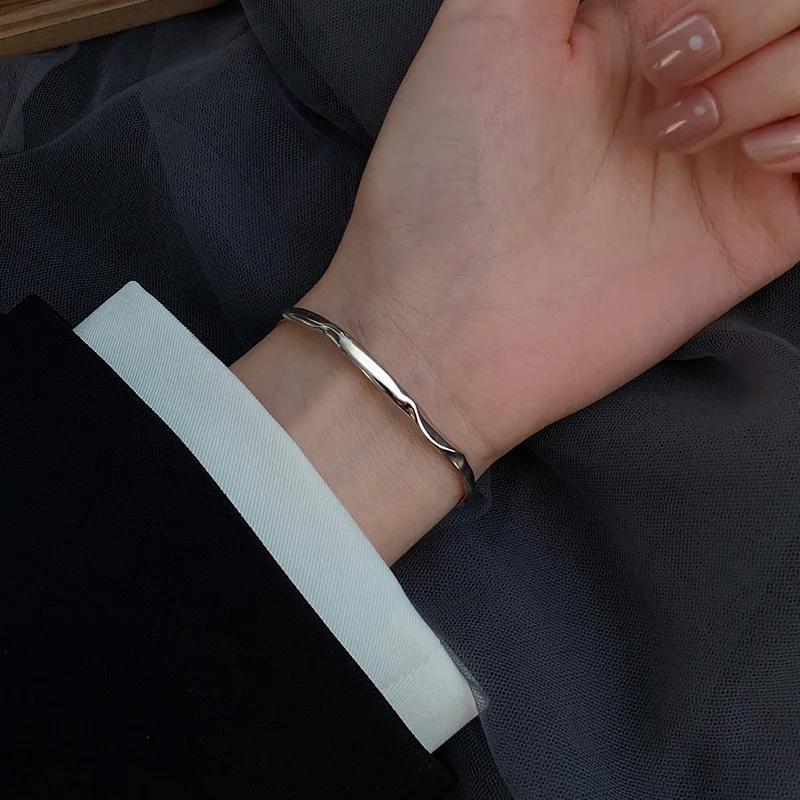 

Простой модный браслет для женщин, новый тренд, элегантные винтажные нестандартные текстурные браслеты, украшения для девушек, подарок для любимого человека