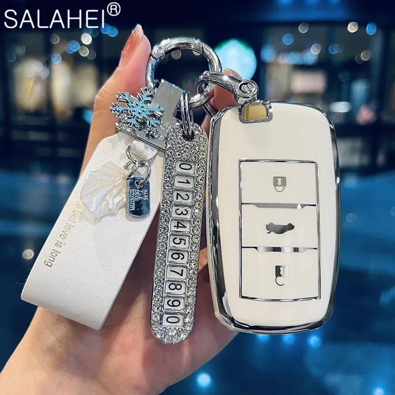 

TPU Car Key Case Cover For Changan Cs35plus Cs35 Cs15 Cs75 Cs95 Cx20 Cs1 Cv1 Alsvin V7 Raeton 2018 Cs55 Cx70 Shell Keychain Hold
