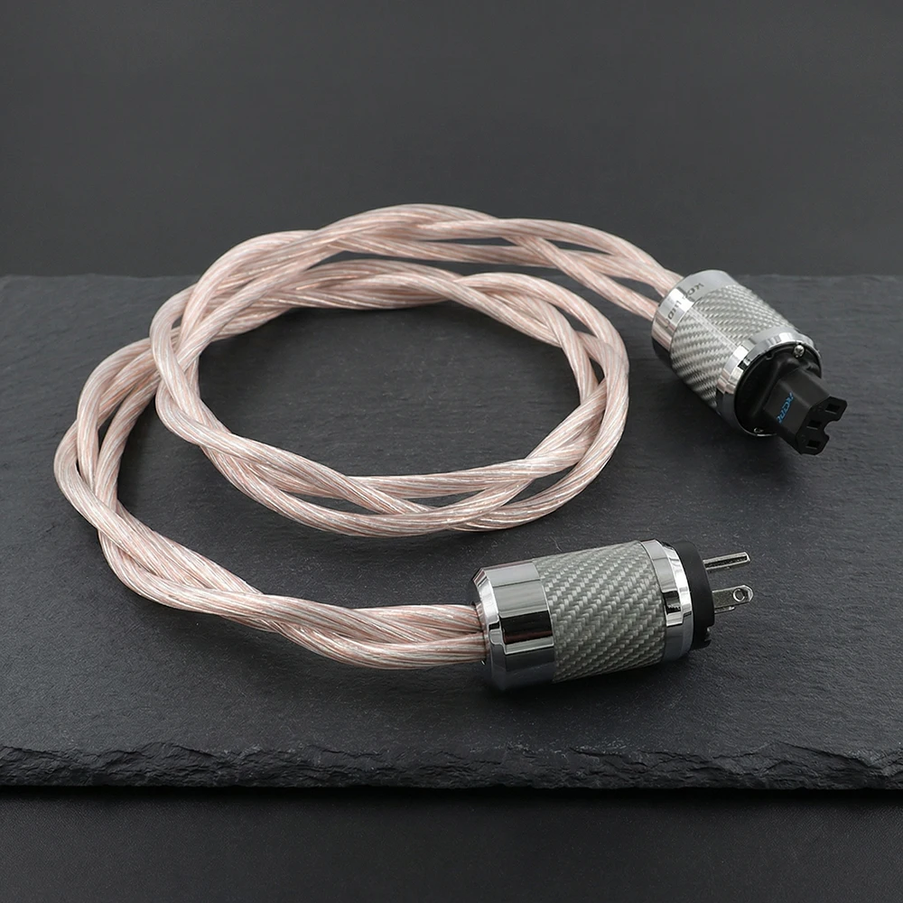 Фото Кабели питания Aouyade12 core 7N OCC HIFI для аудиоустройств, кабели для подключения переднего и заднего блоков декодера, кабели для подключения блока усилителя. №4